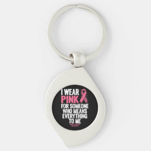 Chaveiro Camisas de sensibilização do Cancer para o seio fa