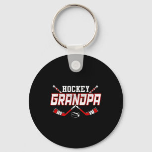 Chaveiro Camisas de Vovô de Hockey para Homens Papai Dia do