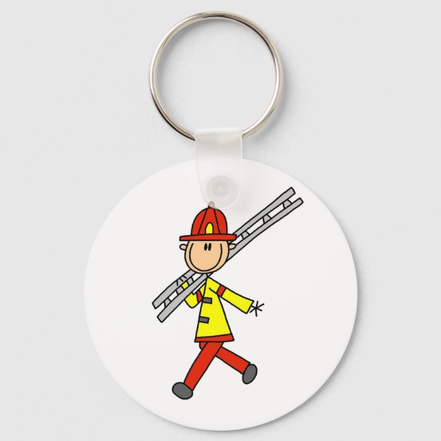 Chaveiro Camisas do Bombeiro com Escada e Presentes (Frente)