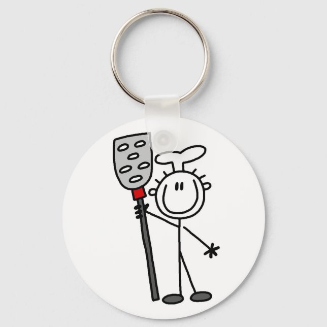 Chaveiro Camisas do Chef com Espátula e Presentes (Frente)