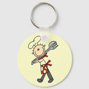 Chaveiro Camisas do Chef com Pinças de Salada e Presentes