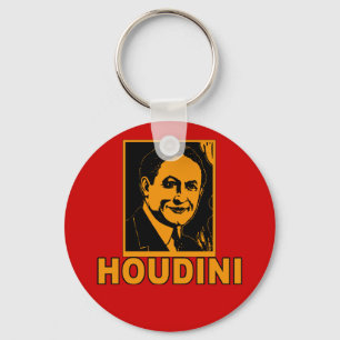 Chaveiro Camisas do poster T de Harry Houdini, canecas,