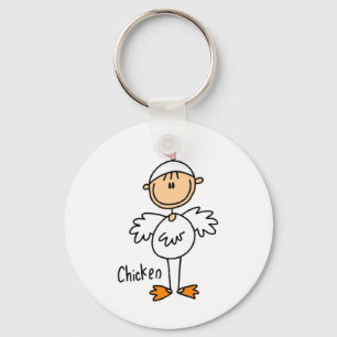 Chaveiro Camisas e Presentes de Frango Vestido