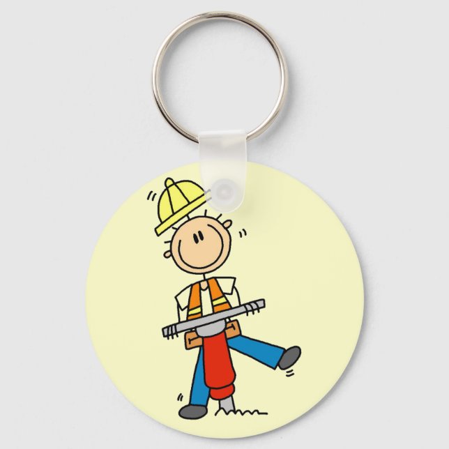 Chaveiro Camisas e Presentes de Marteleiro de Construção (Frente)
