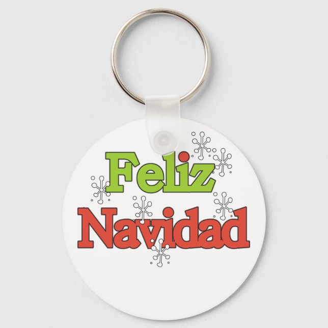 Chaveiro Camisas e presentes Feliz Navidad (Frente)