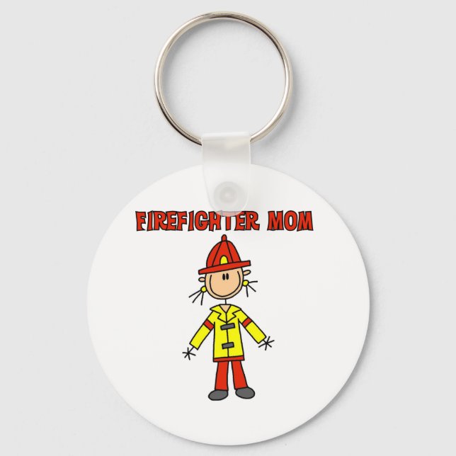 Chaveiro Camisas e Presentes para Mãe de Bombeiro (Frente)
