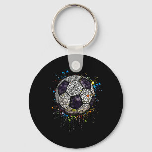 Chaveiro Camisas engraçadas de futebol do dia do ponto para