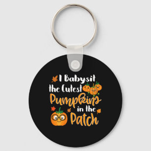 Chaveiro Camisas engraçadas de Halloween femininas Babysit 