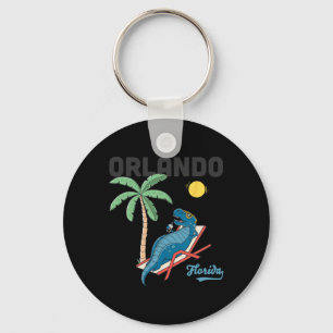 Chaveiro Camisas Orlando Crianças Flórida Dinossauro T-rex 