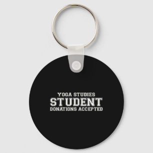 Chaveiro Camiseta Aceita Doações de Aluno de Estudos de Yog