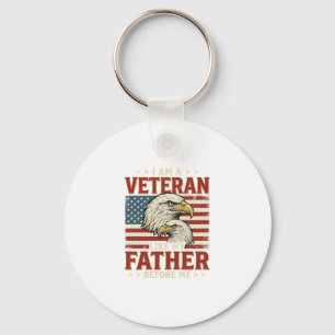 Chaveiro Camiseta Águia Veterano Como Meu Pai Antes de Mim_