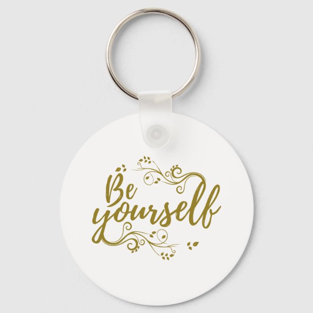 Chaveiro Camiseta Be Yourself (Frente)