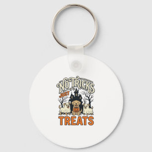 Chaveiro Camiseta Cachorro Fantasma Halloween Sem Truques S