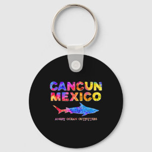 Chaveiro Camiseta Cancun México Camisa de Pesca de Tubarão