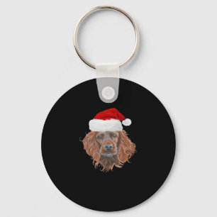 Chaveiro Camiseta Clássica do Setter de Natal