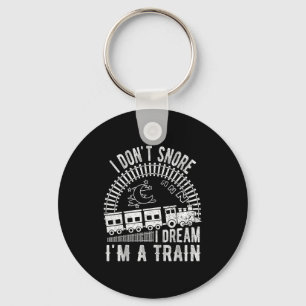 Chaveiro Camiseta Com Funny I Don't Snore I Dream I'm A Tra