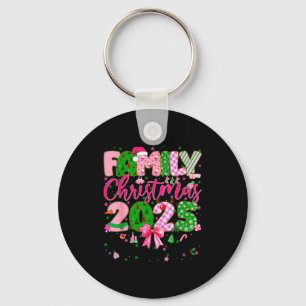 Chaveiro Camiseta Combinando Natal Família 2025 Pijamas de