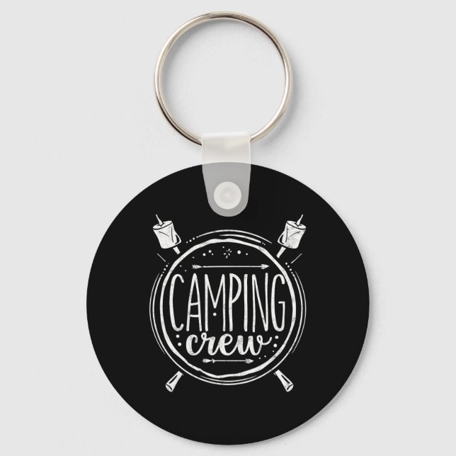 Chaveiro Camiseta Combinando para Grupo de Equipe de Acampa (Frente)