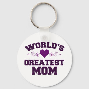Chaveiro Camiseta da melhor mãe do mundo