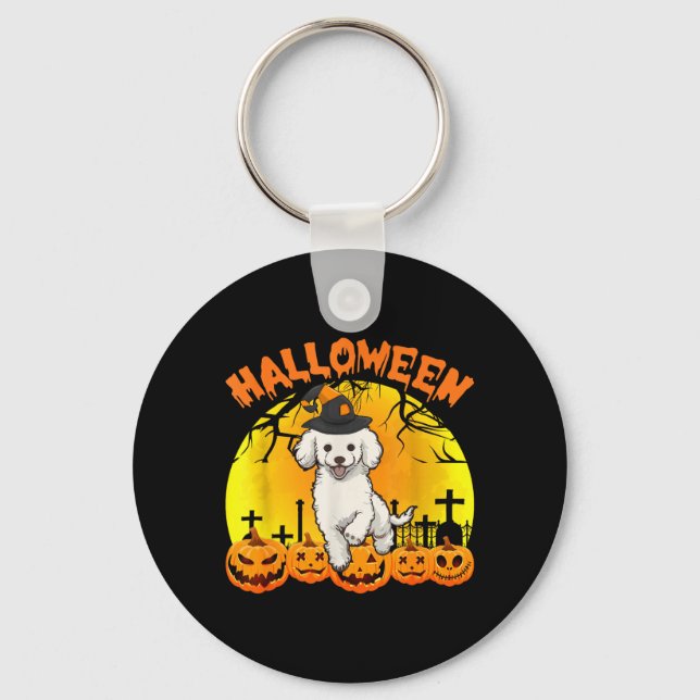 Chaveiro Camiseta de Cachorro de Halloween5 (Frente)