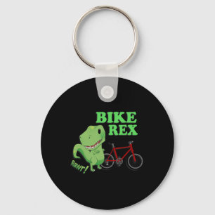 Chaveiro Camiseta de Ciclismo de Montanha Dinossauro T-rex