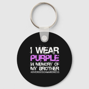 Chaveiro Camiseta de Conscientização Uso Roxo Em Memória do