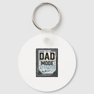 Chaveiro Camiseta de Desenho de Gravação Vintage Modo Pai A