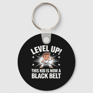 Chaveiro Camiseta de designação de cinto preto de uniforme