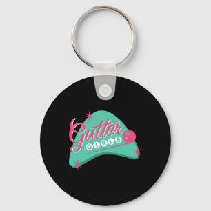 Chaveiro Camiseta de Equipe da Liga de Boliche Gutter Girls