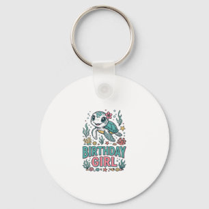 Chaveiro Camiseta de Gravura Vintage de Tartaruga Marinha d