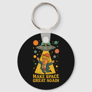 Chaveiro Camiseta de Humor Espacial OVNI Abdução Alienígena