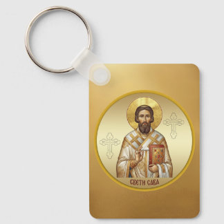 Chaveiro Camiseta de ícone ortodoxo de São Sava