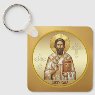 Chaveiro Camiseta de ícone ortodoxo de São Sava