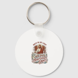 Chaveiro Camiseta de Incentivo à Deficiência Jesus Inspiraç