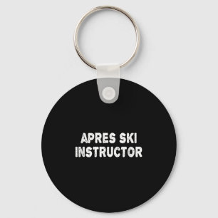 Chaveiro Camiseta de Instrutor de Apres Ski Mulheres Homens