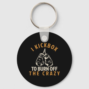 Chaveiro Camiseta de Kickboxing - Eu Pratico Kickbox Para Q