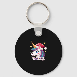 Chaveiro Camiseta de Manga Longa Christmas Unicorn (1)