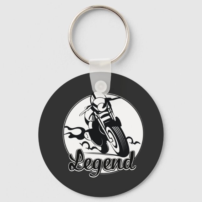 Chaveiro Camiseta de Moto Legend (Frente)