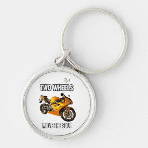 Chaveiro Camiseta de Moto Two Wheels Move the Soul Motoci