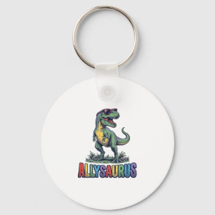 Chaveiro Camiseta de óculos de sol de dinossauro Allysaurus