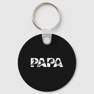 Chaveiro Camiseta de Pai Esquiador Masculina
