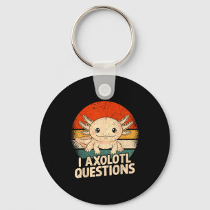 Chaveiro Camiseta de Perguntas Eu Axolote Adultos Jovens Cr