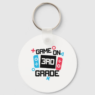 Chaveiro Camiseta De Volta À Escola Para Menino Gamer No Te