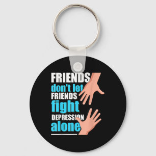 Chaveiro Camiseta Depressão Homens Mulheres Prevenção do Su