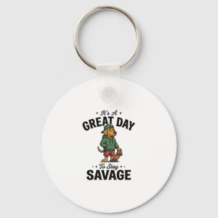 Chaveiro Camiseta Desenho Gravura Vintage Savage Dog_1