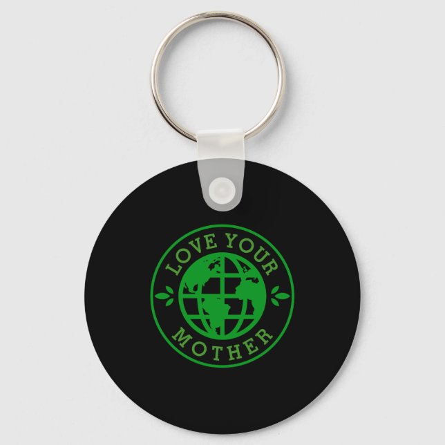 Chaveiro Camiseta Dia da Terra Ame Sua Mãe  (Frente)