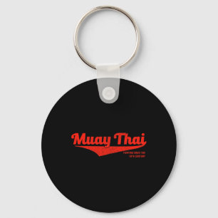 Chaveiro Camiseta Distressed Muay Thai Kickboxing, Mma Bjj,