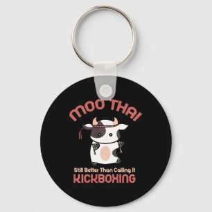 Chaveiro Camiseta Divertida de Muay Thai - Camisa de Kickbo