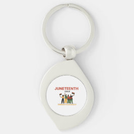 Chaveiro Camiseta do Dia da Liberdade Juneteenth | Afro-Ame