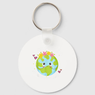 Chaveiro Camiseta Do Dia Da Terra É Seu Planeta Ir Menina R